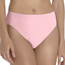 Bali® Comfort Revolution Seamless Microfiber Hi-Cut Brief 303J -Bali Underwear Discount Store 1035432 Blushing Pink