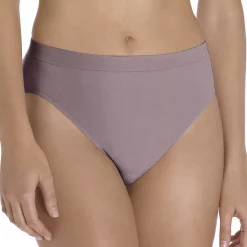 Bali® Comfort Revolution Seamless Microfiber Hi-Cut Brief 303J -Bali Underwear Discount Store 1035432 Warm Steel