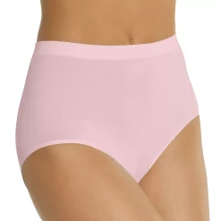 Bali® Comfort Revolution Seamless Microfiber Brief 803J -Bali Underwear Discount Store 1035464 Blushing Pink