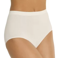 Bali® Comfort Revolution Seamless Microfiber Brief 803J -Bali Underwear Discount Store 1035464 Light Beige