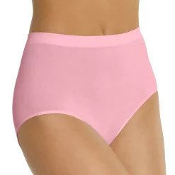 Bali® Comfort Revolution Seamless Microfiber Brief 803J -Bali Underwear Discount Store 1035464 Pink Sands