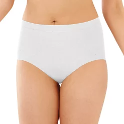 Bali® Comfort Revolution Seamless Microfiber Brief 803J -Bali Underwear Discount Store 1035464 White Dot