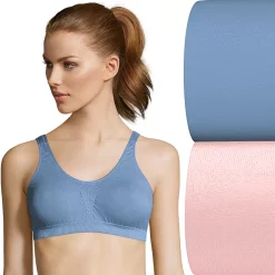 Bali® Comfort Revolution 2-pk. Seamless Microfiber Crop Top Set X1J3 -Bali Underwear Discount Store 1728773 Blue Sky Ahead Asst