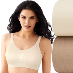 Bali® Comfort Revolution 2-pk. Seamless Microfiber Crop Top Set X1J3 -Bali Underwear Discount Store 1728773 Nude And Beige