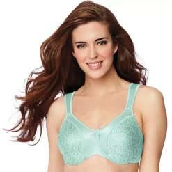 Bali® Satin Tracings Full-Figure Minimizer Bra 3562 -Bali Underwear Discount Store 1730105 Pale Seafoam