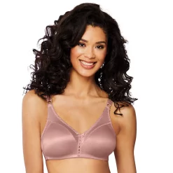 Bali® Double Support Comfort-U Wireless Full-Figure Bra 3820 -Bali Underwear Discount Store 1731667 Misted Rose