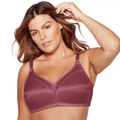 Bali® Double Support Comfort-U Wireless Full-Figure Bra 3820 -Bali Underwear Discount Store 1731667 Rustic Berry Red