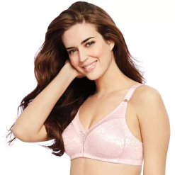Bali® Double Support Spa-Closure Comfort-U Wireless Full-Figure Bra 3372 -Bali Underwear Discount Store 233769 Pink Bliss