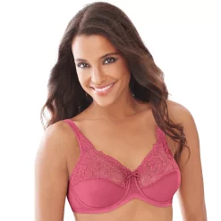 Bali Underwear Discount Store 4 Lilyette® by Bali® Comfort Lace Full-Figure Minimizer Bra 428