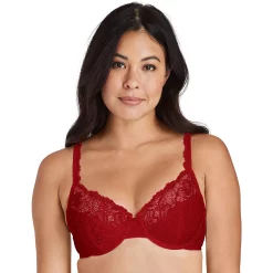 Womens Bali® Lace Desire® Unlined Full Figure Underwire Bra 6543