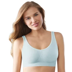 Bali® One Smooth U Seamless Bralette DFBRAL -Bali Underwear Discount Store 3358049 Blue Whimsy