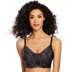 Bali® Lace Desire Convertible Wireless Bra DF6591 -Bali Underwear Discount Store 3358103 Black And Gray