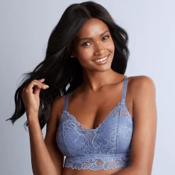 Bali® Lace Desire Convertible Wireless Bra DF6591 -Bali Underwear Discount Store 3358103 Chateau Blue