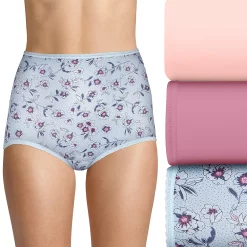 Women's Bali® Skimp Skamp 3-Pack Brief Panty Set DFA633 -Bali Underwear Discount Store 3358233 Blushing Pink Asst