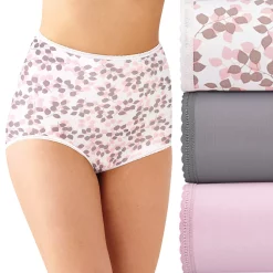 Women's Bali® Skimp Skamp 3-Pack Brief Panty Set DFA633 -Bali Underwear Discount Store 3358233 Tender Pink Asst