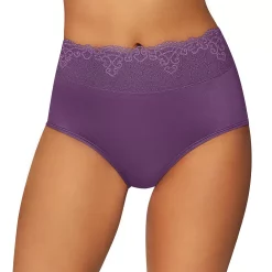 Women's Bali® Passion For Comfort Brief Panty DFPC61 -Bali Underwear Discount Store 3599892 Blackberry