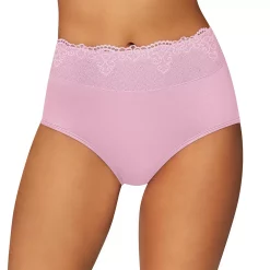 Women's Bali® Passion For Comfort Brief Panty DFPC61 -Bali Underwear Discount Store 3599892 Elegant Mauve