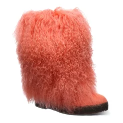 Bearpaw Boetis II Women's Curly Lamb Boots -Bali Underwear Discount Store 3836273 Raspberry