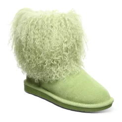 Bearpaw Boo Women's Curly Lamb Boots -Bali Underwear Discount Store 3836294 Green