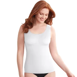 Women's Bali® Comfort Revolution® Easylite® Shaping Tank DF0057 -Bali Underwear Discount Store 3976023 White