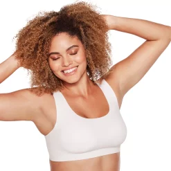 Bali® Comfort Revolution® Easylite® Seamless Wireless Bra DF3491 -Bali Underwear Discount Store 4156039 White