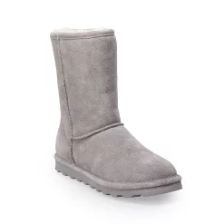 Bearpaw Elle Short Women's Suede Winter Boots -Bali Underwear Discount Store 4530862 Gray Fog