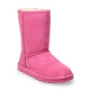 Bearpaw Elle Short Women's Suede Winter Boots -Bali Underwear Discount Store 4530862 Party Pink