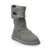 Bearpaw Knit Tall Women's Boots -Bali Underwear Discount Store 4530939 Gray Ii