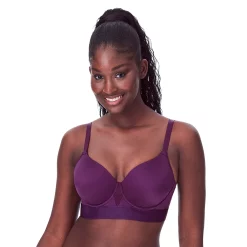 Bali® One Smooth U Bounce Control Underwire Bra DF3456 -Bali Underwear Discount Store 5153008 Purple Pebble