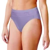 Women's Bali® Beautifully Confident Hi-Cut Panty with Leak Protection Liner DFLLH1 -Bali Underwear Discount Store 5166488 Perfectly Purple
