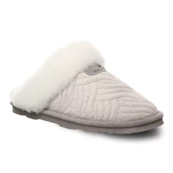 Bearpaw Effie Women's Faux-Fur Scuff Slippers -Bali Underwear Discount Store 5269918 Light Gray