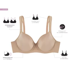 Bali® Passion for Comfort Breathable Minimizer Underwire Full Coverage Bra DF3490 -Bali Underwear Discount Store 5511532 ALT98