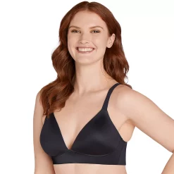 Bali® Comfort Revolution Soft Touch Perfect Wireless T-Shirt Bra DF3460 -Bali Underwear Discount Store 5741099 Black