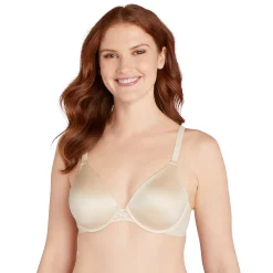 Bali® Comfort Revolution Soft Touch Perfect T-Shirt Underwire Bra DF3468 -Bali Underwear Discount Store 5744466 Almond