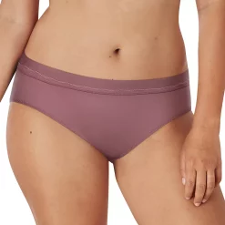 Women's Bali® Modern Microfiber Bikini Panty DFMMBK -Bali Underwear Discount Store 5749928 Rustic Berry Red