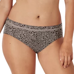 Women's Bali® Modern Microfiber Bikini Panty DFMMBK -Bali Underwear Discount Store 5749928 Sandstone Print