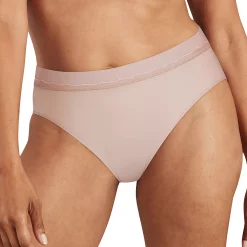 Women's Bali® Modern Microfiber Hi-Cut Panty DFMMHL -Bali Underwear Discount Store 5749930 Sandshell