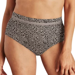 Women's Bali® Modern Microfiber Brief Panty DFMMMB -Bali Underwear Discount Store 5749932 Sandstorm Print