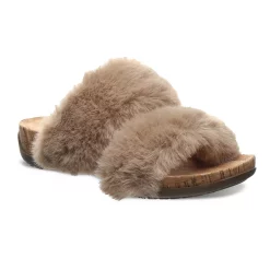 Bearpaw Analia Women's Faux Fur Sandals -Bali Underwear Discount Store 5753230 Brown