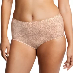 Women's Bali® Comfort Revolution® Soft Touch Brief Panty DFSTBF -Bali Underwear Discount Store 6007152 Warm Brown