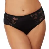 Women's Bali® Passion For Comfort Lace Brief Panty DFB600 -Bali Underwear Discount Store 6007371 Black