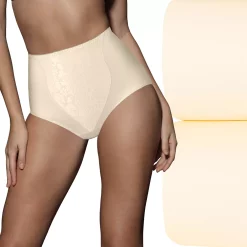 Women's Bali® 2-pack Light Control Lace Shaping Brief Panty Set X372 -Bali Underwear Discount Store 675053 Porcelain Pack